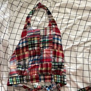 UO backless halter tie top